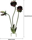 Metal Carnivorous Plant Garden Stake  Spiky Venus Flytrap Garden Art Outdoor