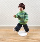 Dollhouse Modern Boy Son Doll Porcelain Semi-poseable 1 12 Scale Miniature