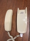 Vintage Itt Touch Tone Wall Mount Telephone Beige Untested W Base Trimline 