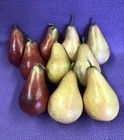 Lot Of 10 Mixed Artificial Faux Fruit Pears Home Decor Realistic Farmhouse