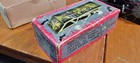 Vintage Tin Lithograph Wind Up Coffin Bank Yone Made In Japan Halloween Skelton