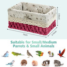 Bird Nest Parrot House Birds Sleeping Bed Straw Weave All Season Hanging Hammock