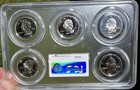 2001-s U s  Mint State Quarter Set - Pcgs Pr69dcam - Signed By Philip Diehl 