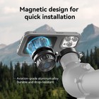 Apexel Mini Magnetic Telescope Phone Adapter In Aluminum Fits All Smartphone