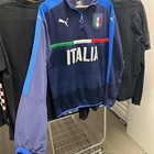 Sick Vintage 2000 s Italia X Puma Soccer Quarter Zip Sweater s