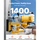 Magnetic Drill 1400w 13000n Portable Mag Drill Press 2  Boring Diameter 750 Rpm