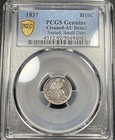 1837 Seated Half Dime No Stars Small Date Pcgs Au Details
