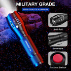 2 Pack Led Super Bright Flashlight Torch Tactical Lamp Zoomable 5 Modes Camping