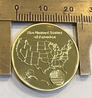 Animals Of The United States Alligator Mississippiensis Coin Medal Wildlife
