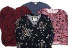 Wholesale Lot Of 13 Womens Tops Medium Long Sleeve Mixed Name Brands Casual