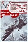 Vintage 1944 B-17 Bomber Wwii Propaganda Poster Wall Art Print America