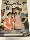 Simplicity Sewing Book 1954 Vintage 