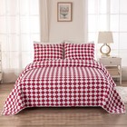 Christmas Queen Full Quilt Bedding Set 1 Reindeer Printed Quilt And 2 Plillowca