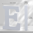 White Wooden Letters 8 Inch For Wall Decor large Unfinished Wood Letters For Hom
