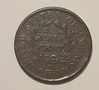 1806  Draped Bust Half Cent   C-1    Lg 6   No Stems  Vf   Near Ef