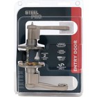 Steel Pro Brushed Nickel Scroll Entry Door Lever L6x200b Steel Pro L6x200b