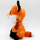 Ty Meadow Beanie Boos Fox Plush Small Orange White Black Big Eyes With Tag