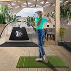 Golf Practice Hitting Mat Premium Turf W 2 Tees   Alignment Sticks 5 X 3 Ft 20mm