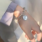 Solid 925 Sterling Silver Bracelet For Women   Vintage Handmade Simple Bangle