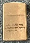Vintage Korean War Era Cig  Lighter  U s  Army Comm  Agency  1950 s Vulcan Co  