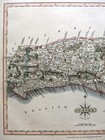 Sussex Brighton Chichester C1809  By John Cary Genuine Antique Engraved Map