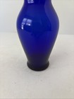 Cobalt Blue 5-1 2 Scalloped ruffelvase Vintage Mcm 1960   s