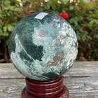 5lb 4 5  Natural Moss Agate Sphere Ball Crystal Mineral Reiki Energy Healing