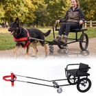 Dog Pulling Cart With Seat  Dog Sled Wagon For Large And Small Dog  176 -265 Lbs