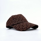 Michael Kors Monogram Womens Mk Logo Brown Baseball Cap Hat Printed Logo New