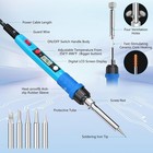 Portable 80w Solder Iron Set With Digital Display - Ideal For Jewelry   Repairs