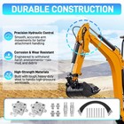 2pcs 3 Way Hydraulic Diverter Valves For 1-2 Ton Mini Excavator W quick Connects