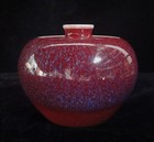 Old Chinese Hand Carving Apple Shape Porcelain Vase Pot  kangxi  Mark