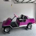 Rare Hot Pink 1976 Harley Davidson Golf Cart 4 Seats 4 Wheels