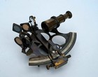 Marine Sextant     Antique Working Navigation Instrument  Wooden Box