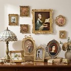 10 Pcs Wooden Vintage Gold Picture Frame Bulk Antique Wood Photo Frame With G   