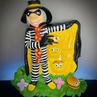      Vintage Hamburglar Mcdonalds Statue Sign Plaque
