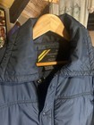 70s Sears Outerwear Trucker Puffer Jacket Mens L Removable Sleeves Vintage Usa