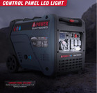 Portable Inverter Generator  7600w Dual Fuel Electric Start Rv Ready