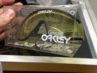Oakley Eyeshade Sunglasses With Original Plastic Case Euc Yellow Lens Black
