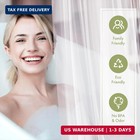 Amazerbath Shower Curtain Liner  72x72 Clear Shower Curtain Liner  Waterproof