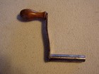 Antique Edison Standard Model D Cylinder Phonograph Wood Handle Crank   Key