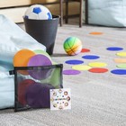 Sit Carpet Spots Markers For Classroom Floor - 5     30 Pack 