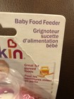 Munchkin Baby Food Feeder With Cap Pink   White New With Torn Package