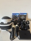 Sony Playstation Psvr Vr Ps4 Virtual Reality Headset Cuh-zvr1 Bundle W  Camera