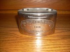 Vintage The First National Bank  Lebanon Pa Metal Coin Bank With Key