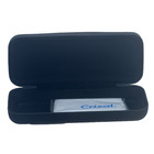Columbia Hard Shell Eyeglass Case With Crizal Cleaning Cloth Black Travel Holder