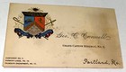 Rare Antique Victorian American Independent Order Of Odd Fellows Card  Maine  Us
