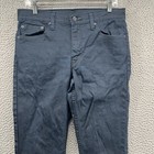 Levis 511 Jeans Mens 33x32 Slim Skinny Navy Blue Denim Pants Dark Stretch Flex