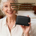 Genuine Leather Credit Card Holder  Wallet Case  Bank Card Case