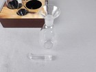 Wynn Resort Oil   Vinegar Cruet Set     Horn Base      595 Msrp     5pc  Damaged Read